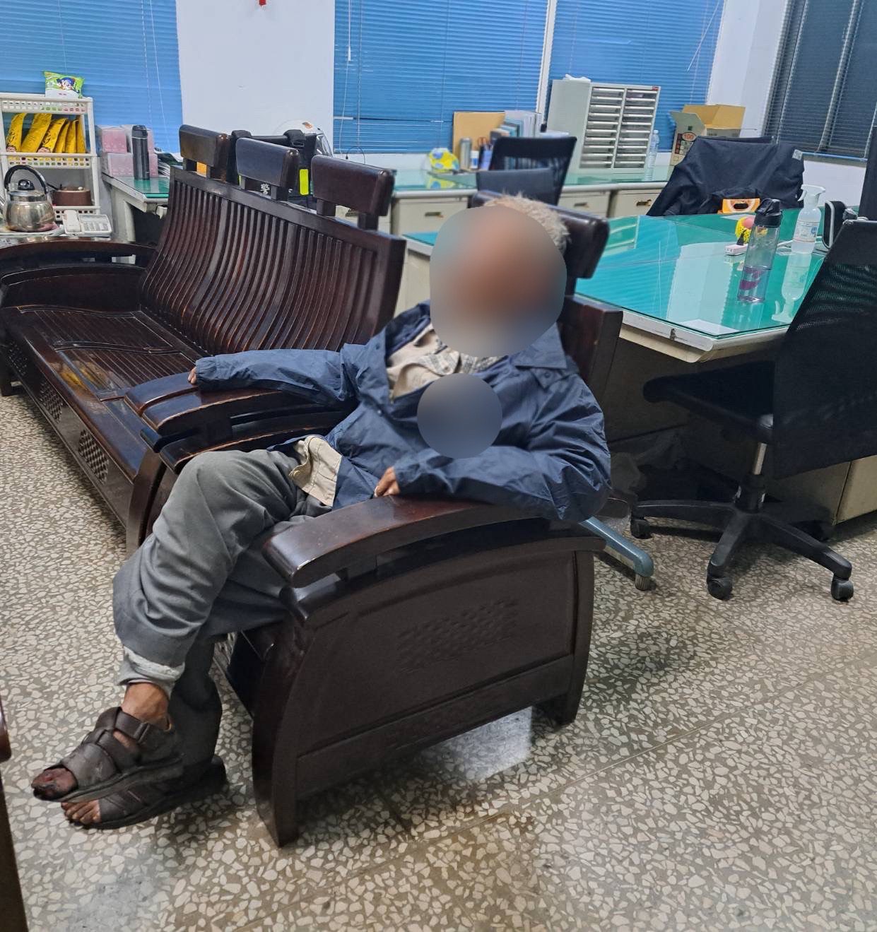 清水獨居長者迷途 暖警即刻救援平安返家過年