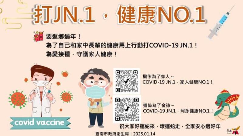 臺南市春節醫療服務不打烊 保障市民健康無憂過年 臺南市春節醫療服務不打烊 保障市民健康無憂過年