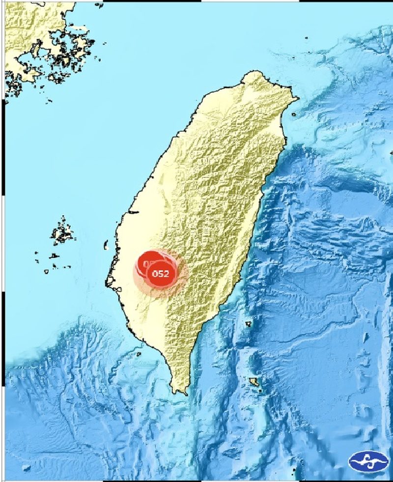 地牛初三來拜年 台南清晨4.4極淺層地震9縣市有感 地牛初三來拜年 台南清晨4.4極淺層地震9縣市有感