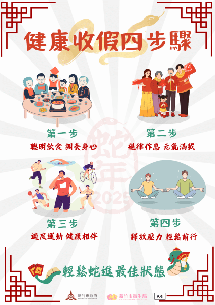 「蛇」麼？！要開工了！　邱代理市長教您健康收假四步驟