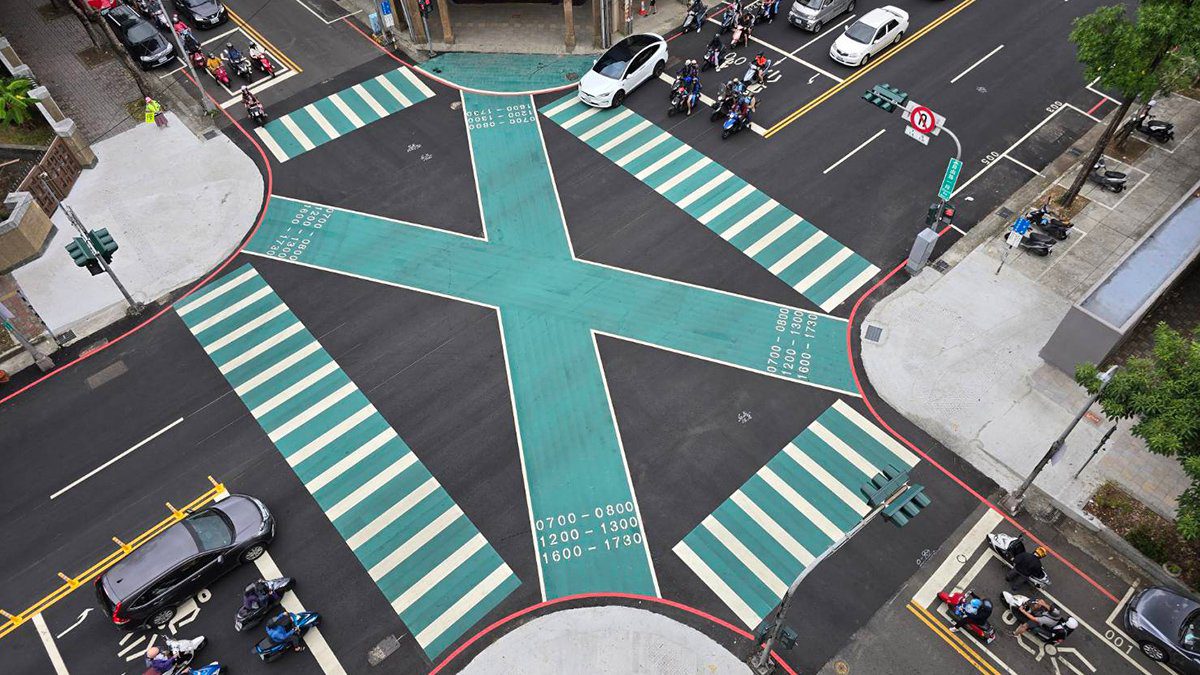 台中市完成63處易肇事路口、140處校園周邊改善 強化行人安全 台中市完成63處易肇事路口、140處校園周邊改善 強化行人安全