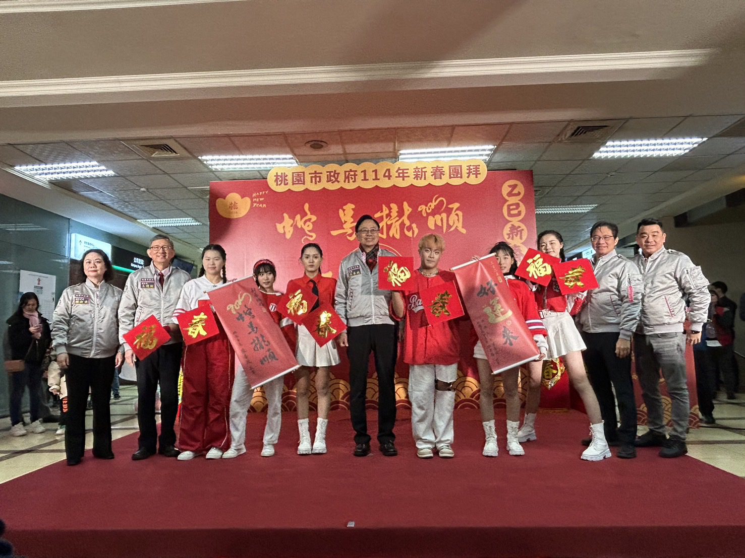 桃園市府114年新春團拜 張市長 推動有感政策打造幸福城市 桃園市府114年新春團拜 張市長 推動有感政策打造幸福城市