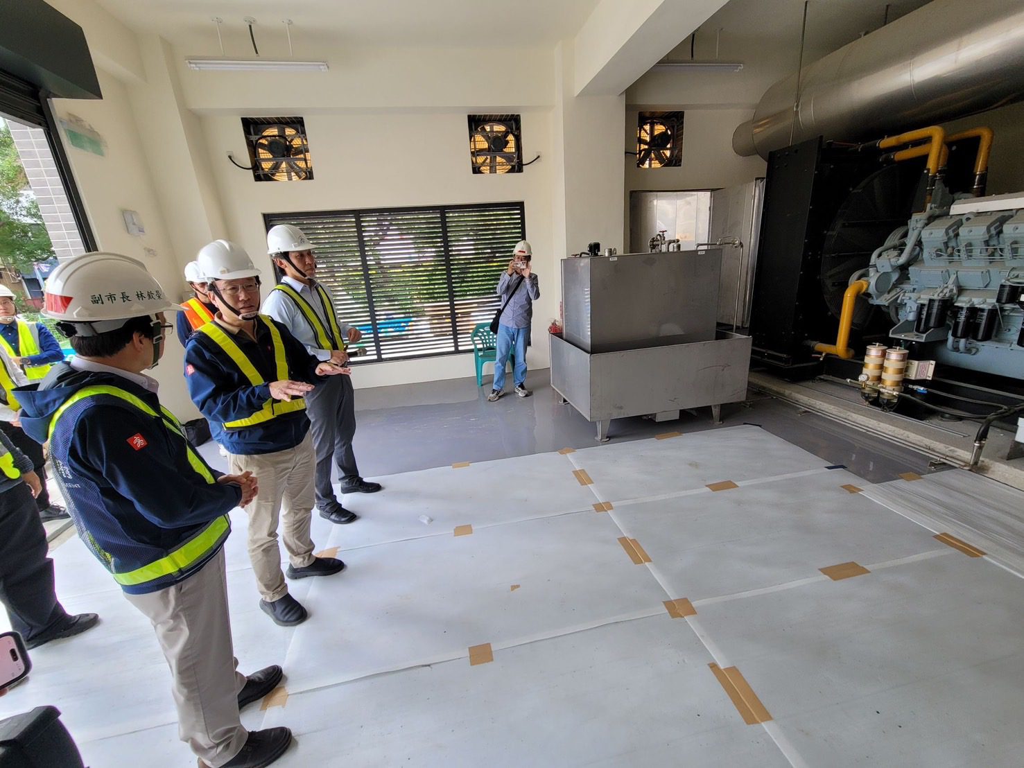 林欽榮視察鹽埕區北斗抽水站   改善積淹水工程4月即將竣工