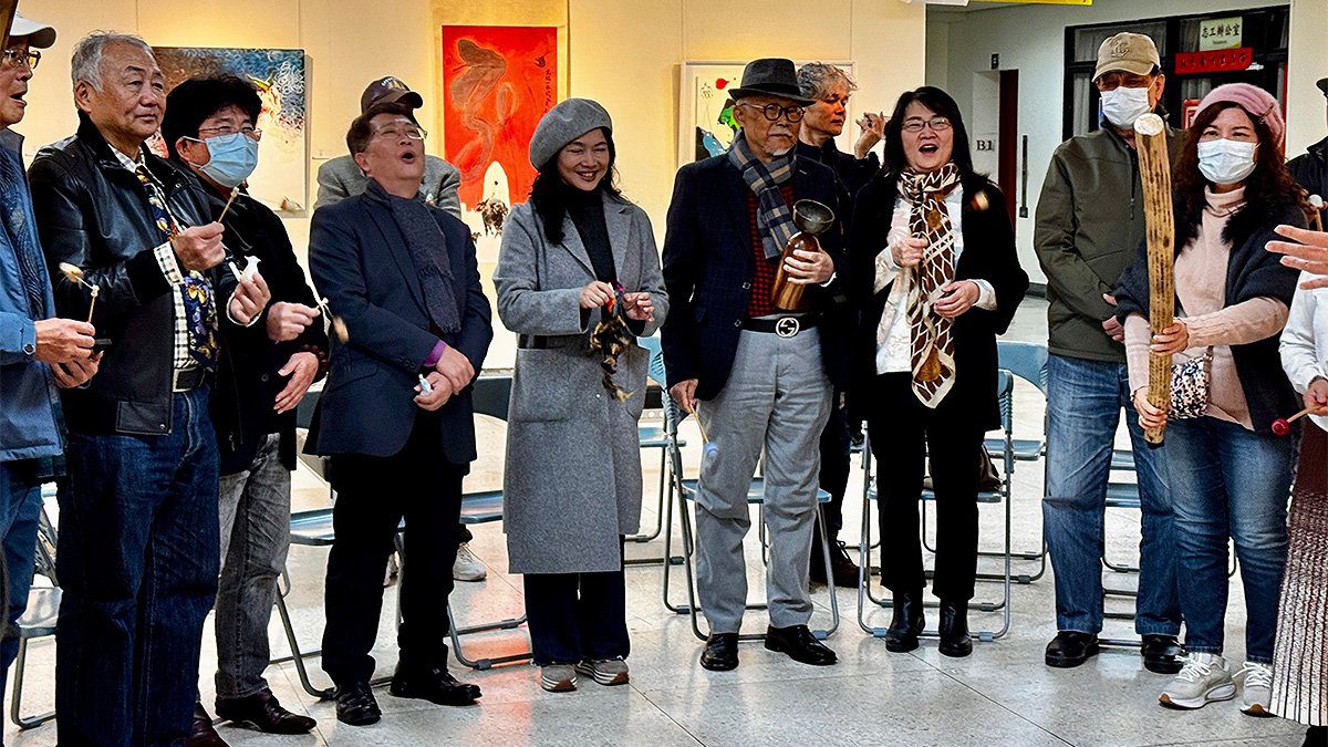 墨海藝術協會會員聯展大墩揭幕   結合音樂演出及公益別出心裁