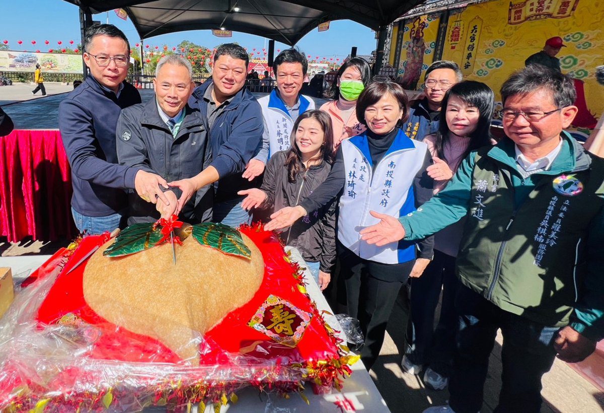 「米糕賀天官 福滿迎元宵」受天宮8888斤米糕桃祈福登場 「米糕賀天官 福滿迎元宵」受天宮8888斤米糕桃祈福登場