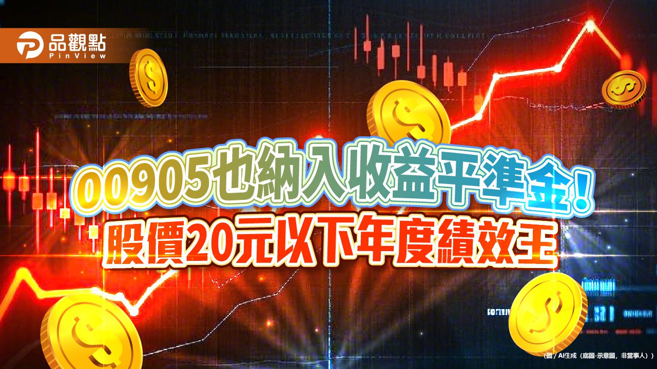 親民價台股ETF績效冠軍00905！新增平準金制　4月除息初體驗