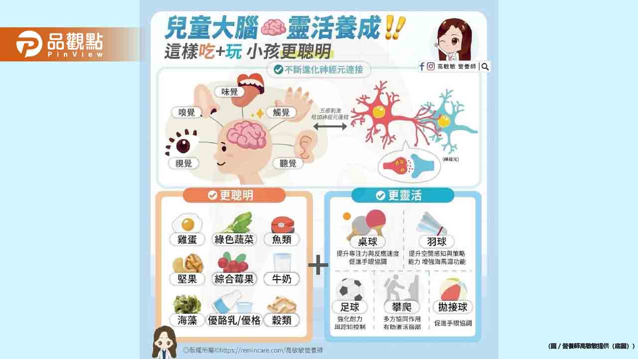 兒童大腦靈活養成 今天就來探討怎麼吃加動 兒童大腦靈活養成 今天就來探討怎麼吃加動