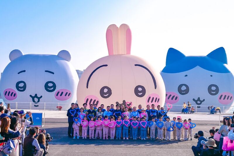 突破600萬人次參觀高雄冬日遊樂園畫句點 吉伊卡哇合體道別 突破600萬人次參觀高雄冬日遊樂園畫句點 吉伊卡哇合體道別