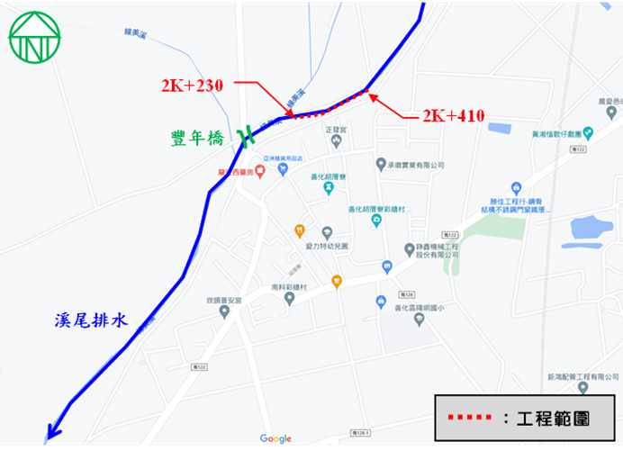 黃偉哲市長爭取經費辦理溪尾排水護岸改善 提升區域防洪效益 黃偉哲市長爭取經費辦理溪尾排水護岸改善 提升區域防洪效益