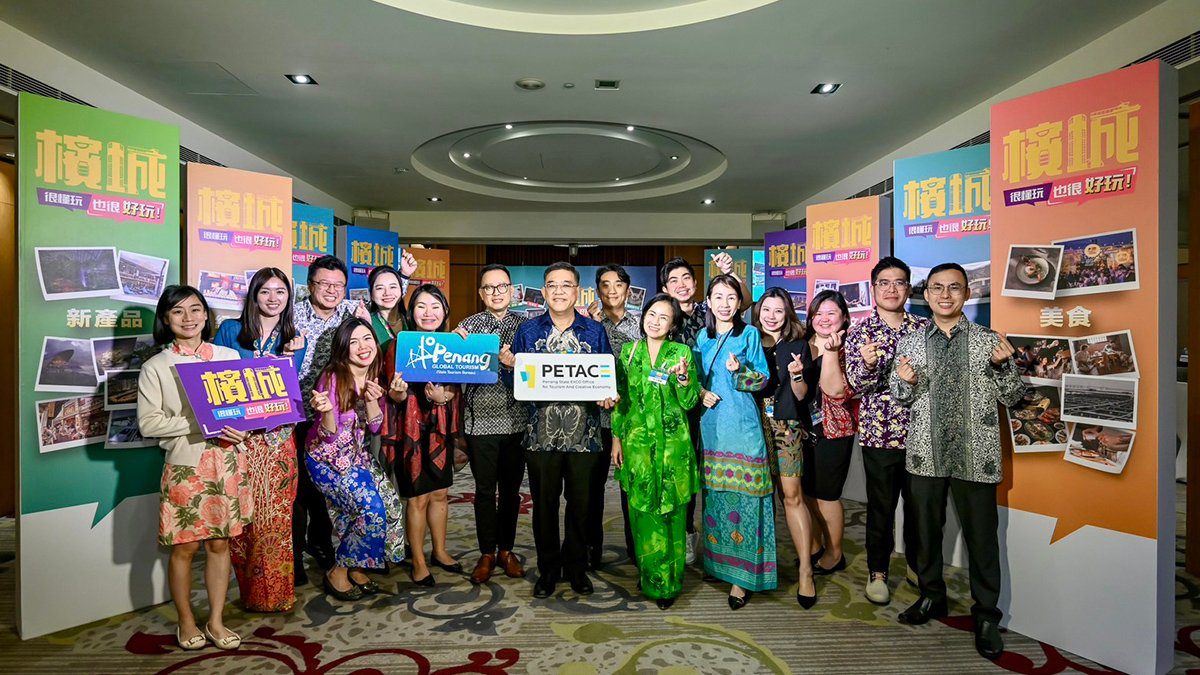 台灣旅客成檳城第四大來源國 檳州官員來台推廣多元旅遊魅力 台灣旅客成檳城第四大來源國 檳州官員來台推廣多元旅遊魅力