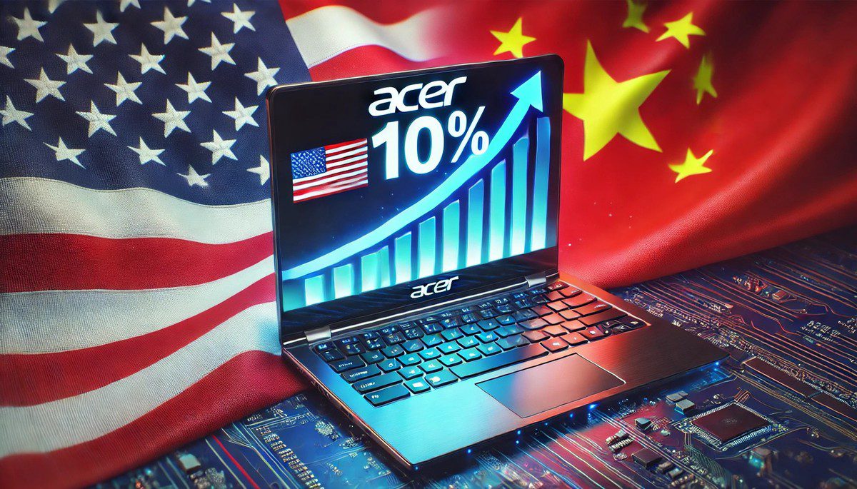 川普關稅政策發酵 宏碁宣布筆電自3月起調漲10% 川普關稅政策發酵 宏碁宣布筆電自3月起調漲10%