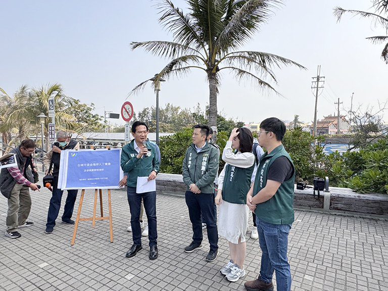 林俊憲爭取億2.8億離岸堤經費 守護台南海岸線 林俊憲爭取億2.8億離岸堤經費 守護台南海岸線