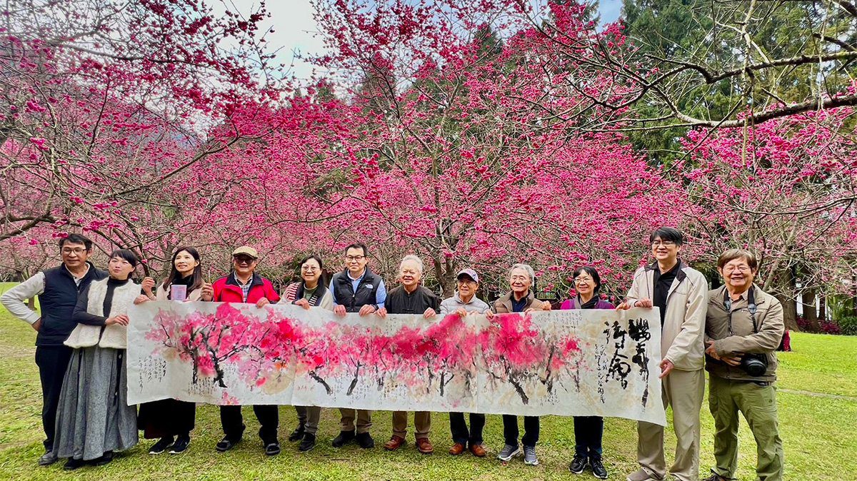 九族櫻花祭25周年璀璨登場 櫻華詩會十年共譜春日詩篇