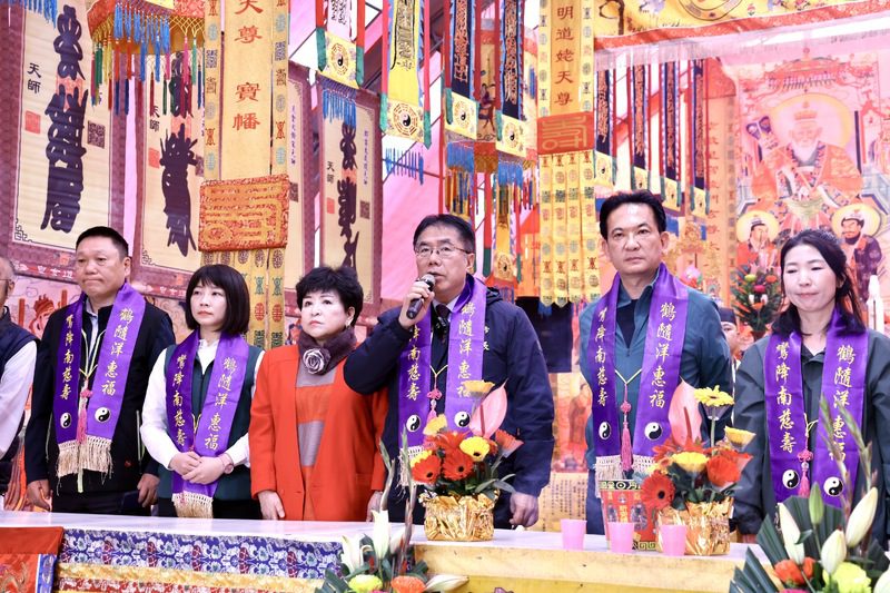 台南市天宮乙巳年護國消災祈安植福法會 黃偉哲誠心祝禱祈求護佑臺南 台南市天宮乙巳年護國消災祈安植福法會 黃偉哲誠心祝禱祈求護佑臺南