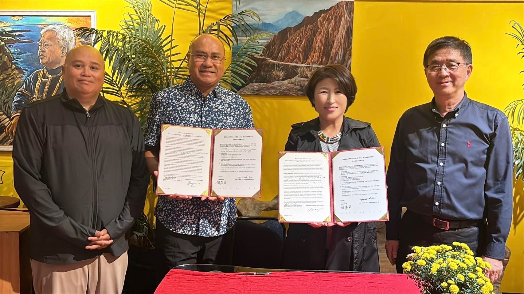 臺東縣長饒慶鈴率團出訪帛琉 積極推動南島文化國際交流 深化雙邊合作 臺東縣長饒慶鈴率團出訪帛琉 積極推動南島文化國際交流 深化雙邊合作