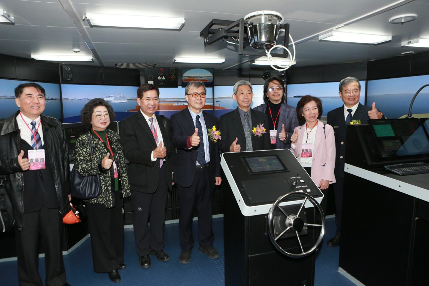 台船公司承造教育部「御風」實習船交船暨首航典禮 台船公司承造教育部「御風」實習船交船暨首航典禮