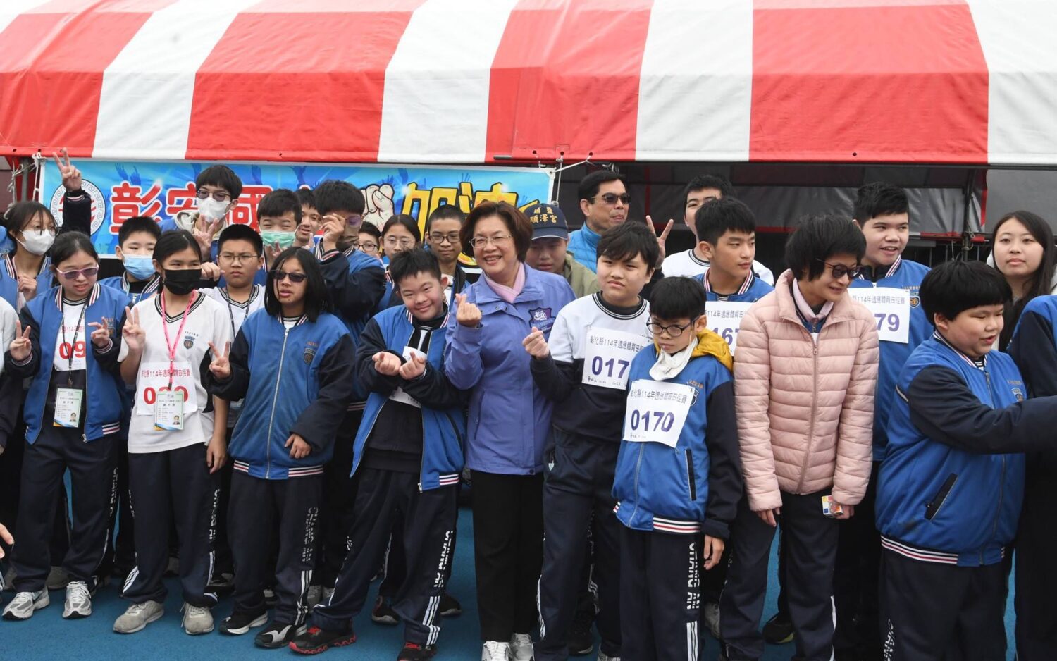 彰化縣適應體育田徑賽　挑戰自我不畏困難