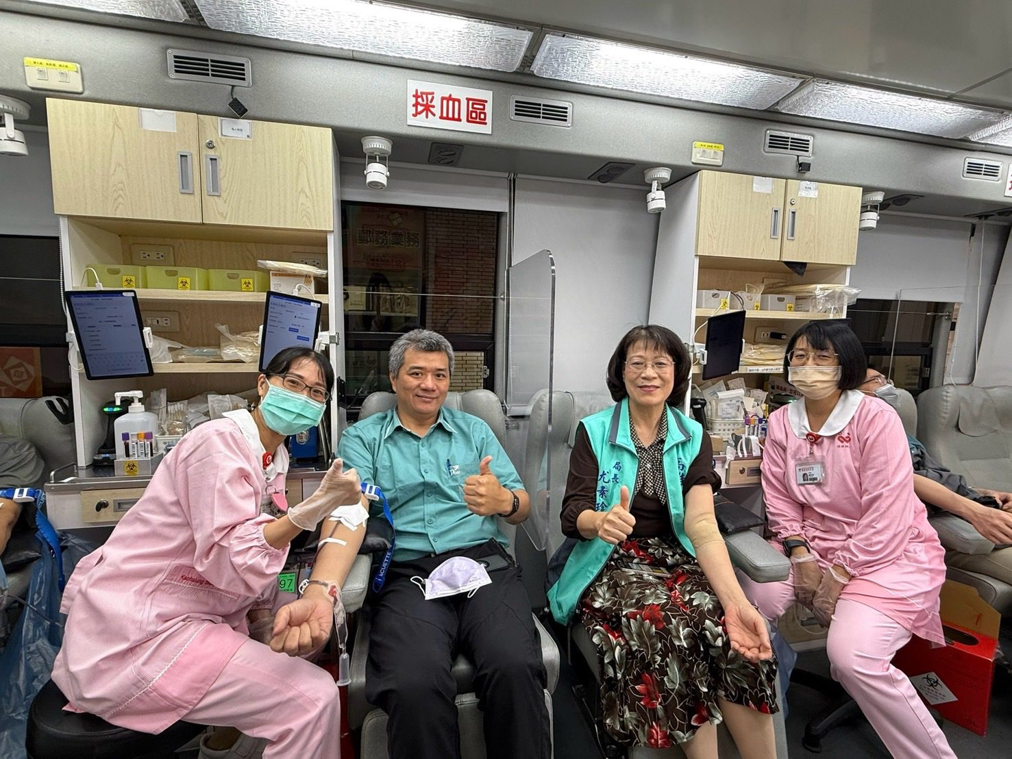 高雄郵局關愛社區舉辦「捐熱血 郵愛心」活動