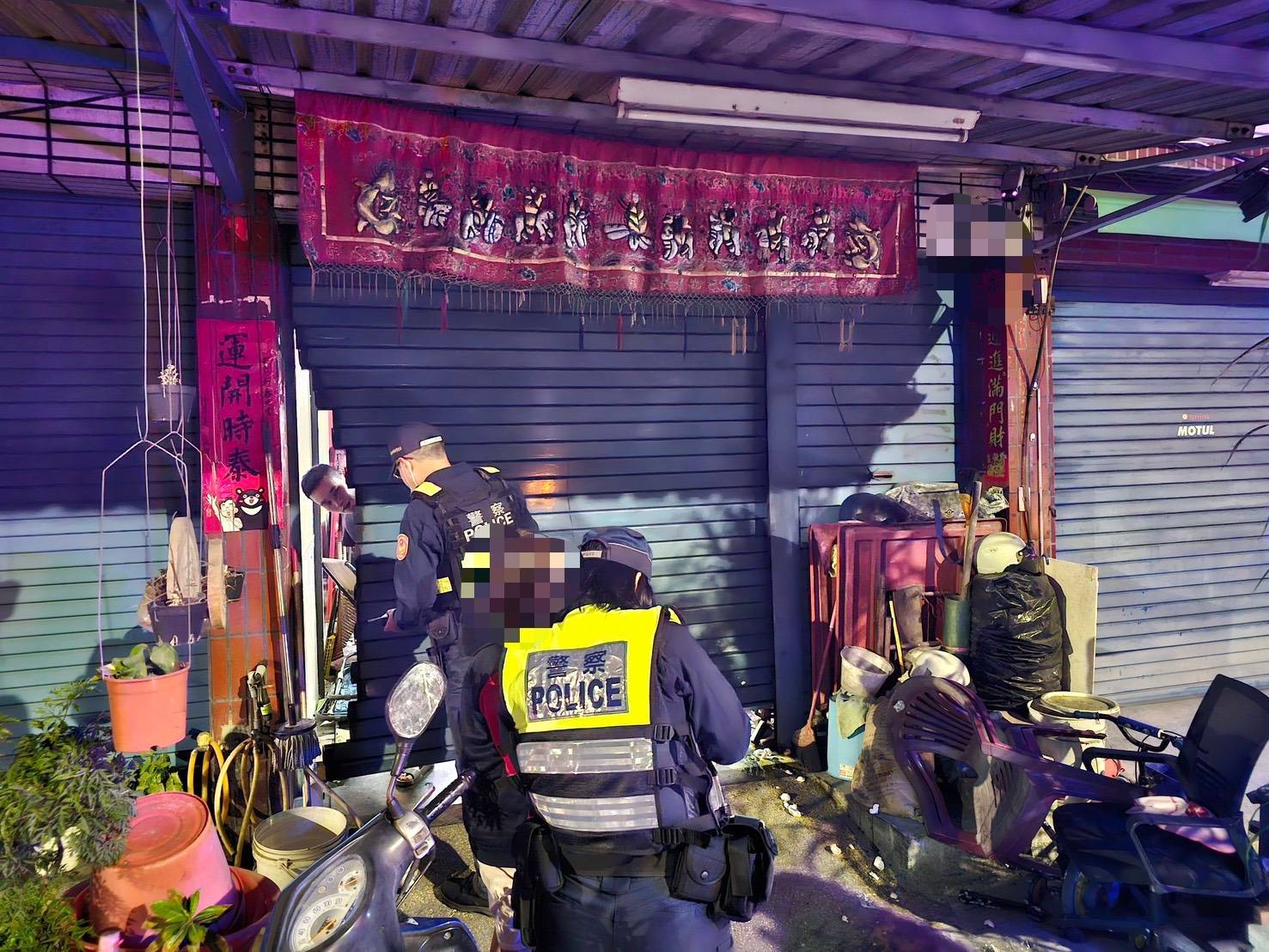 小港分局5小時內緝獲債務糾紛毀損車主到案說明