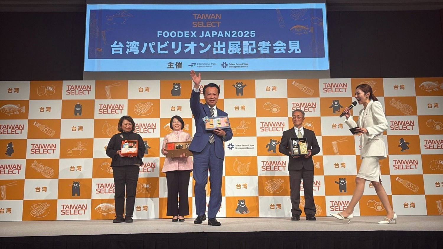 甜蜜與鹹味的結合  嘉義果乾烏魚子亮相東京食品展前記者會