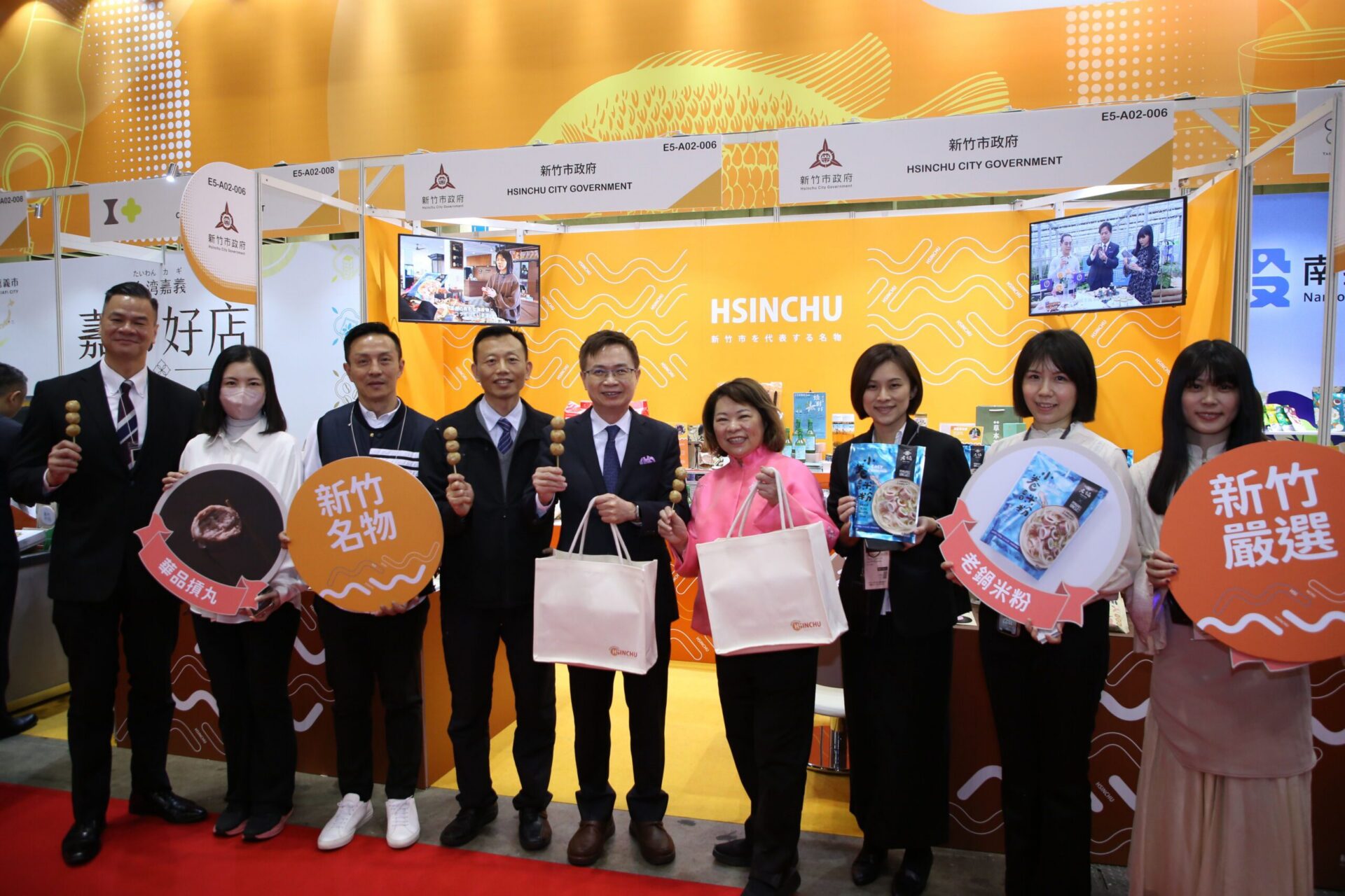 新竹美食首度亮相東京食品展台灣館 新竹美食首度亮相東京食品展台灣館