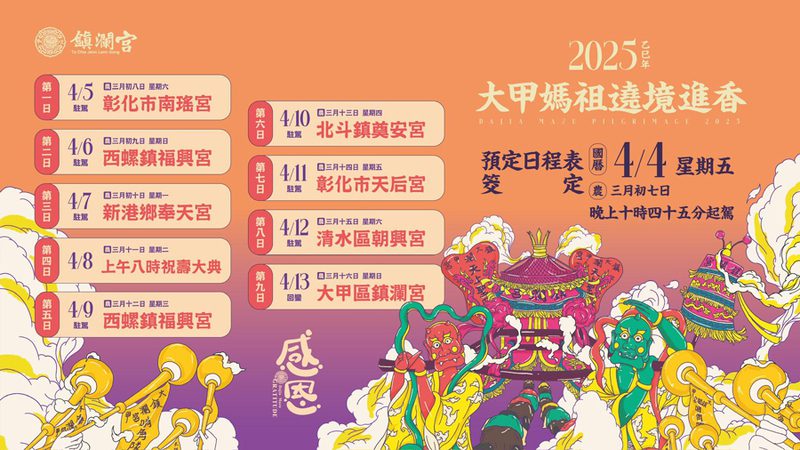 媽祖遶境進香熱潮將近 台灣彩券推「媽祖保庇」刮刮樂添喜氣 媽祖遶境進香熱潮將近 台灣彩券推「媽祖保庇」刮刮樂添喜氣
