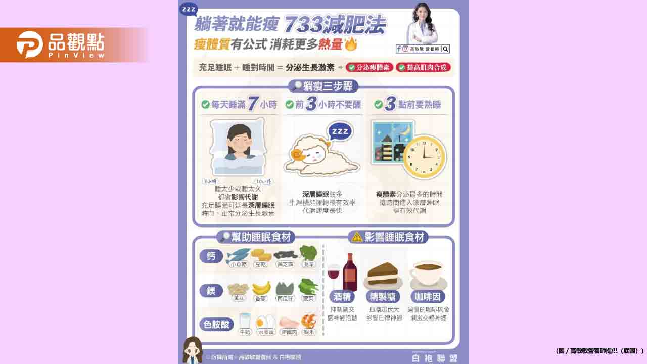 日本超紅733減肥法 睡出易瘦體質 日本超紅733減肥法 睡出易瘦體質