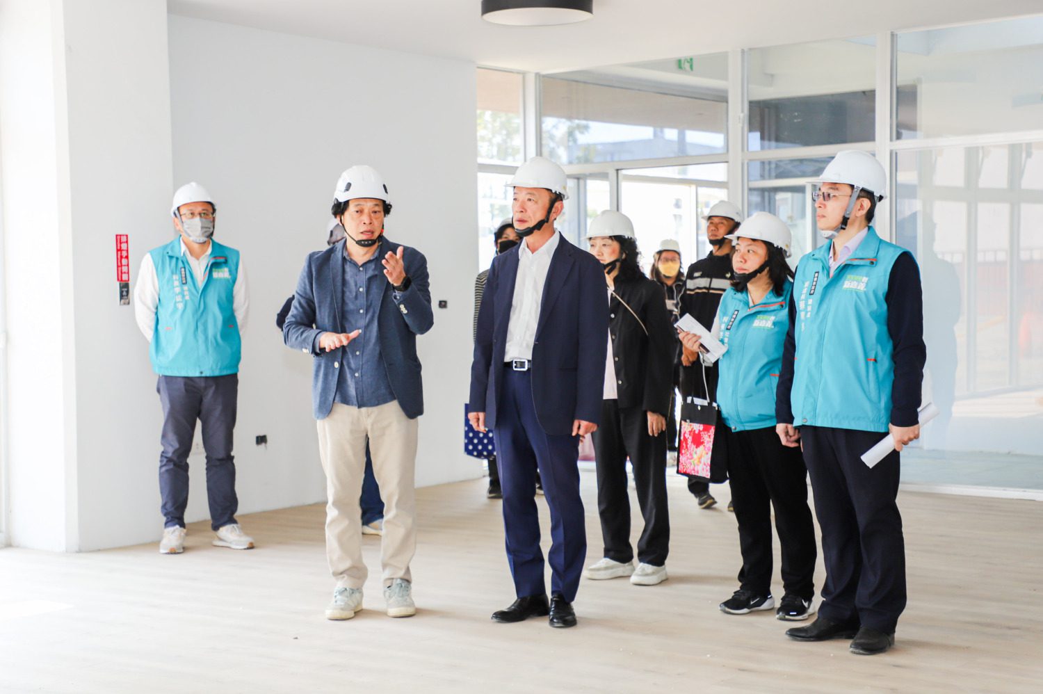 翁章梁視察嘉義縣首座兒少福利館   工程進度已達84% 預計年底開館 翁章梁視察嘉義縣首座兒少福利館   工程進度已達84% 預計年底開館