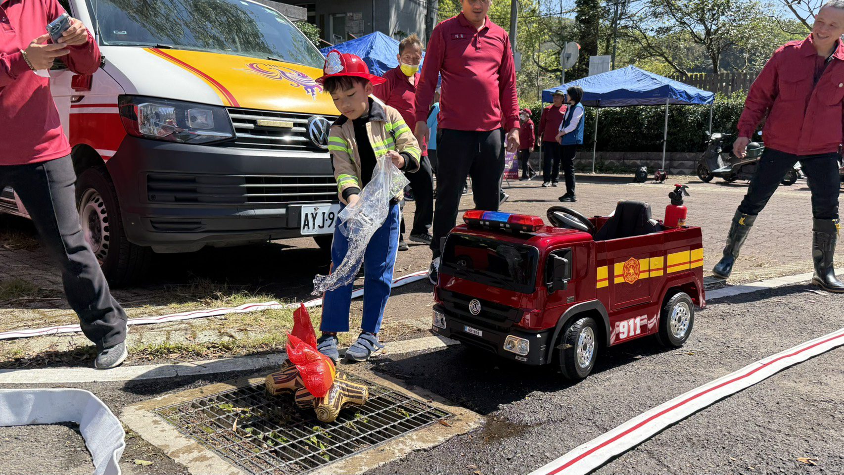 桃消復興分隊清明防災宣導 以趣味闖關活動提升防火意識 桃消復興分隊清明防災宣導 以趣味闖關活動提升防火意識