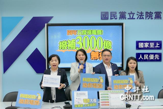 民生電價要大漲 藍轟綠剝人民兩次皮 民生電價要大漲 藍轟綠剝人民兩次皮