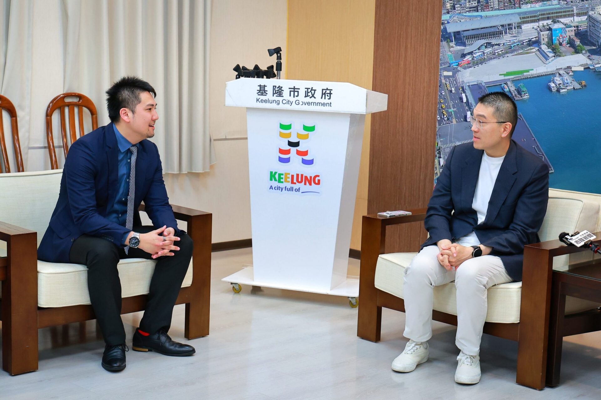 基隆優秀青年拜會市長 熱議城市發展與青年議題 基隆優秀青年拜會市長 熱議城市發展與青年議題