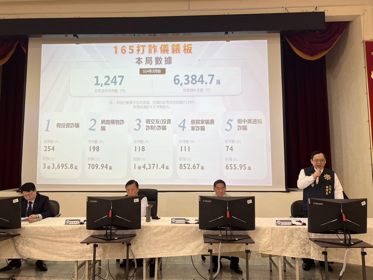 【有片】桃警邀受害者現身說法 揭穿假投資詐騙詭計 【有片】桃警邀受害者現身說法 揭穿假投資詐騙詭計