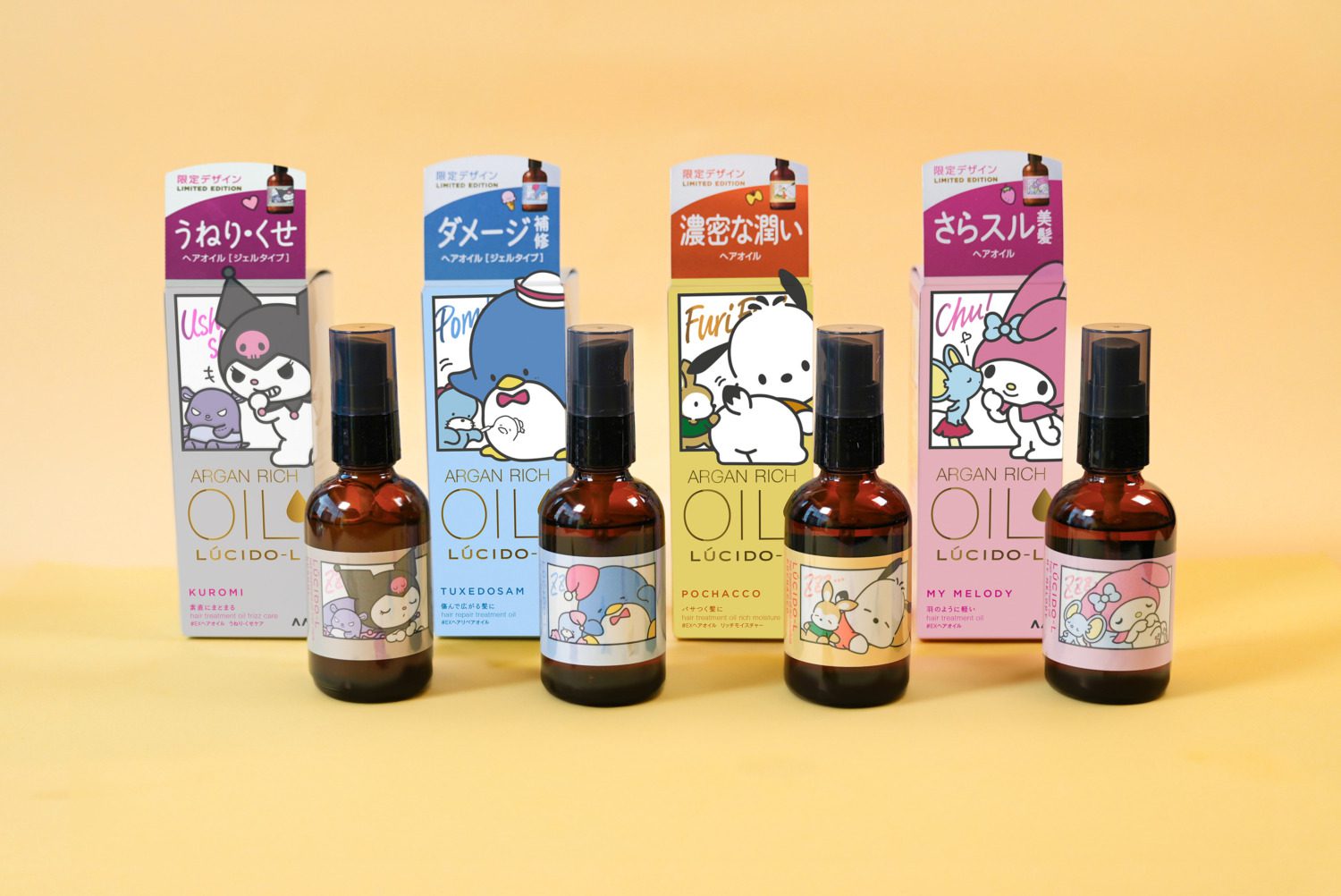 日本瘋搶護髮精華油登台！ 樂絲朵-L × 三麗鷗聯名款可愛加持，髮質閃耀升級