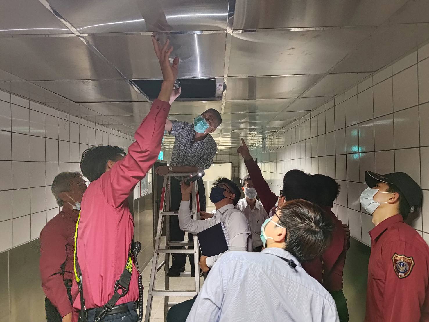 高雄長庚醫院實地踏勘 消防局強化災害應變能力 高雄長庚醫院實地踏勘 消防局強化災害應變能力