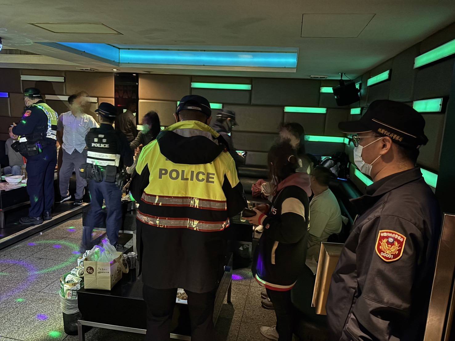 桃園警雷霆除暴不打烊 強化臨檢特種場所遏止不法