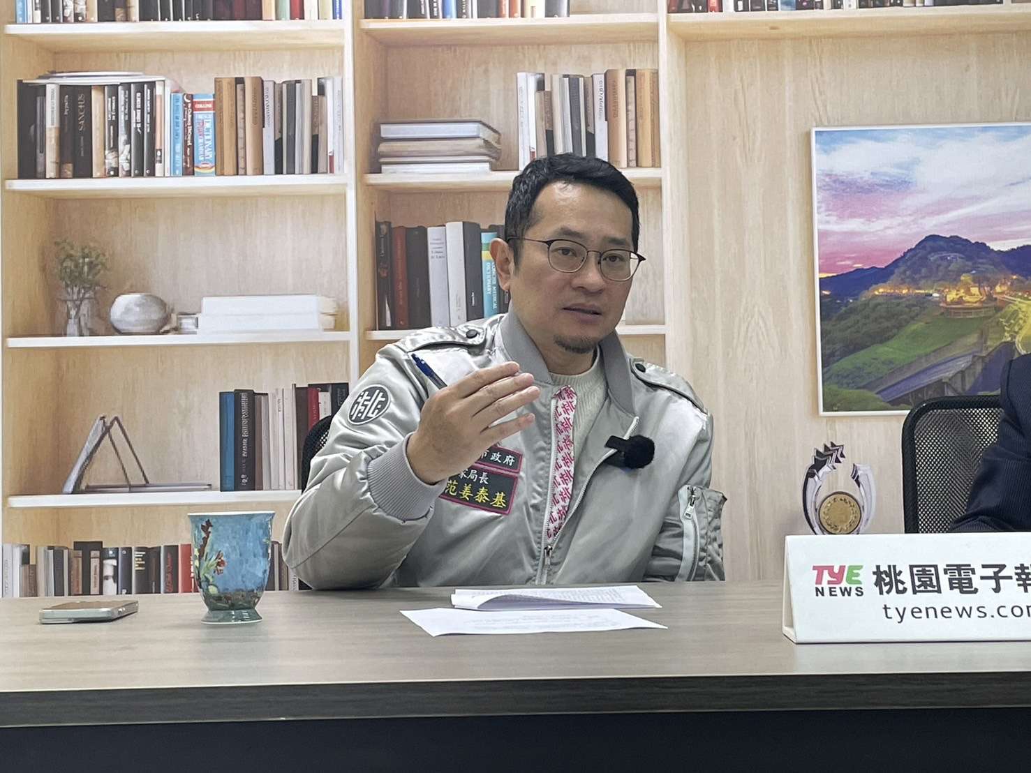 【有片】客語傳承結合AI 桃園客家局長范姜泰基：讓學習更有趣