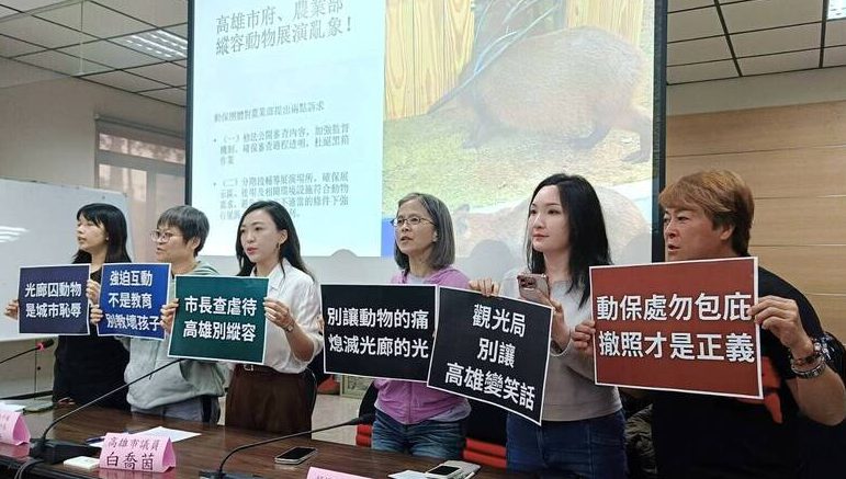 「天使&惡魔」動物飼養、環境惡劣 動團籲高雄市府立即撤銷展演許可！