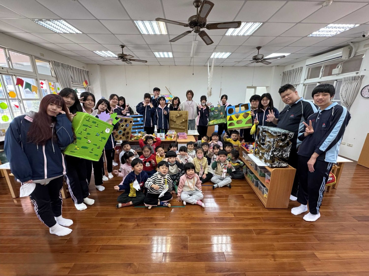 「當我們童在藝起」 致用高中牽手幼兒園