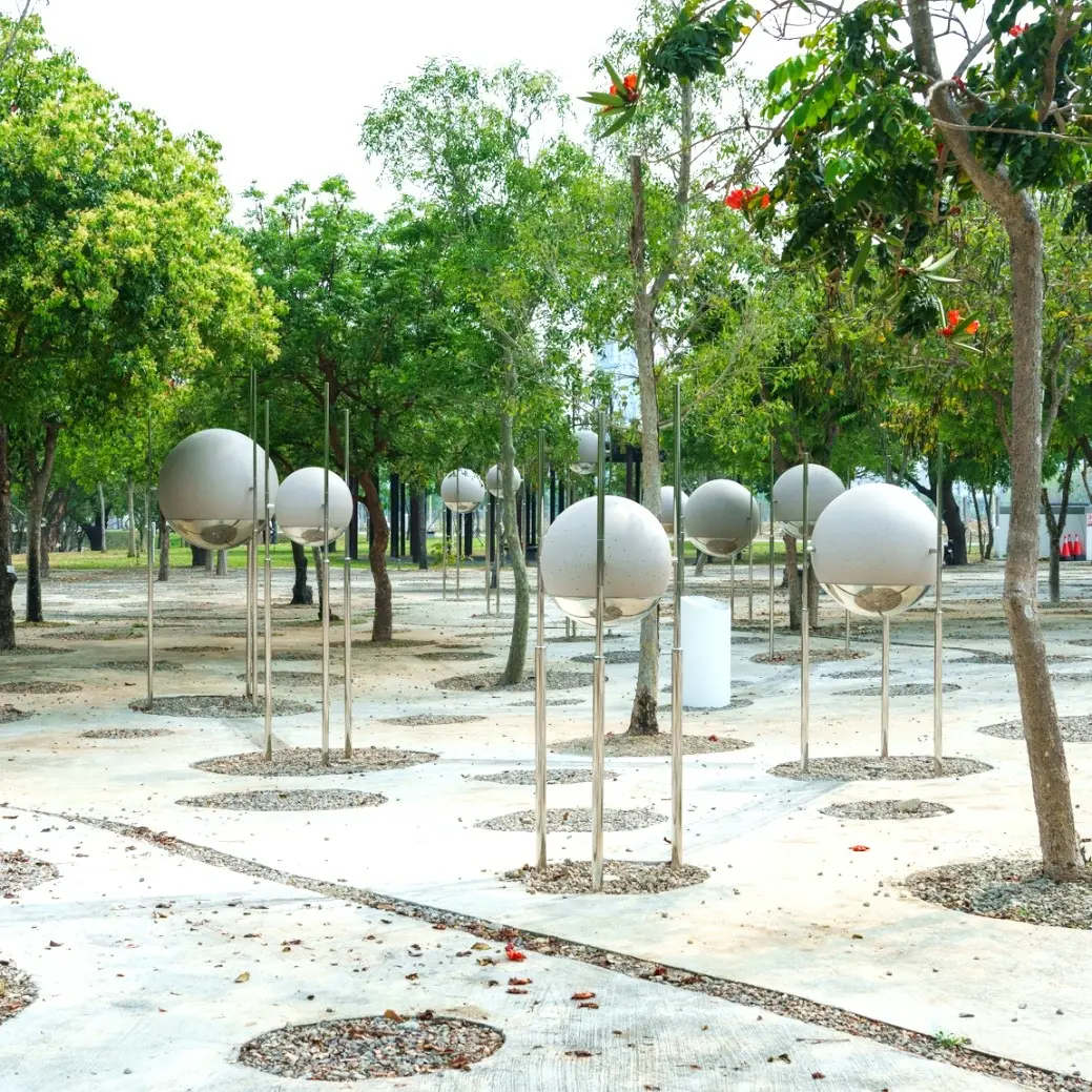 水湳公共藝術再傳捷報 島球訊號獲國際設計金獎肯定 水湳公共藝術再傳捷報 島球訊號獲國際設計金獎肯定