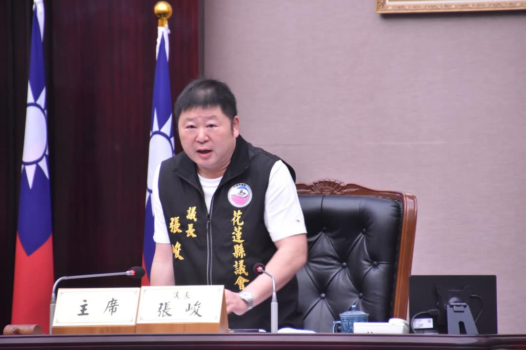 花蓮縣議長張峻支持罷免傅崐萁 支持罷免傅崐萁 否則花蓮將永遠停滯不前