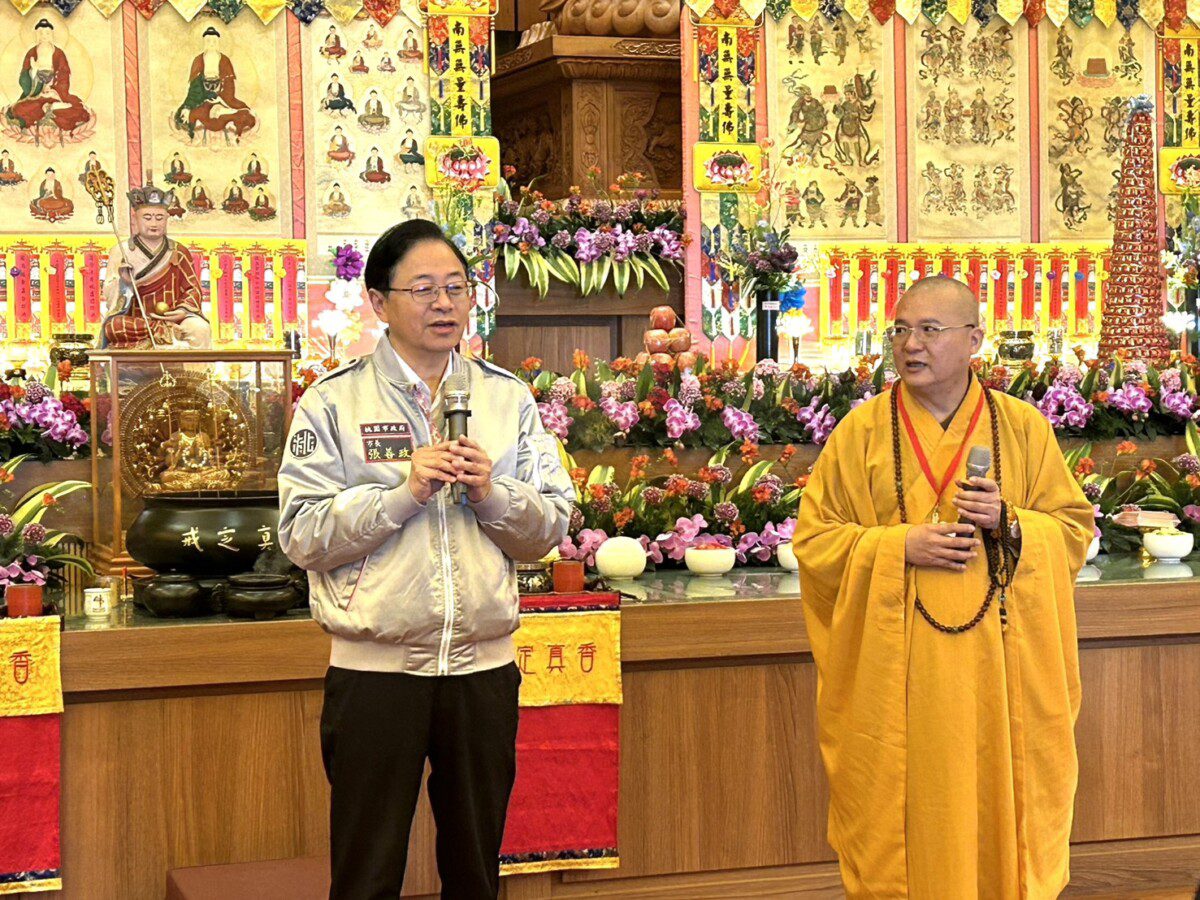 圓光海陸空水陸祈福法會　張善政市長 邱奕勝議長祈願國泰民安 福澤蒼生