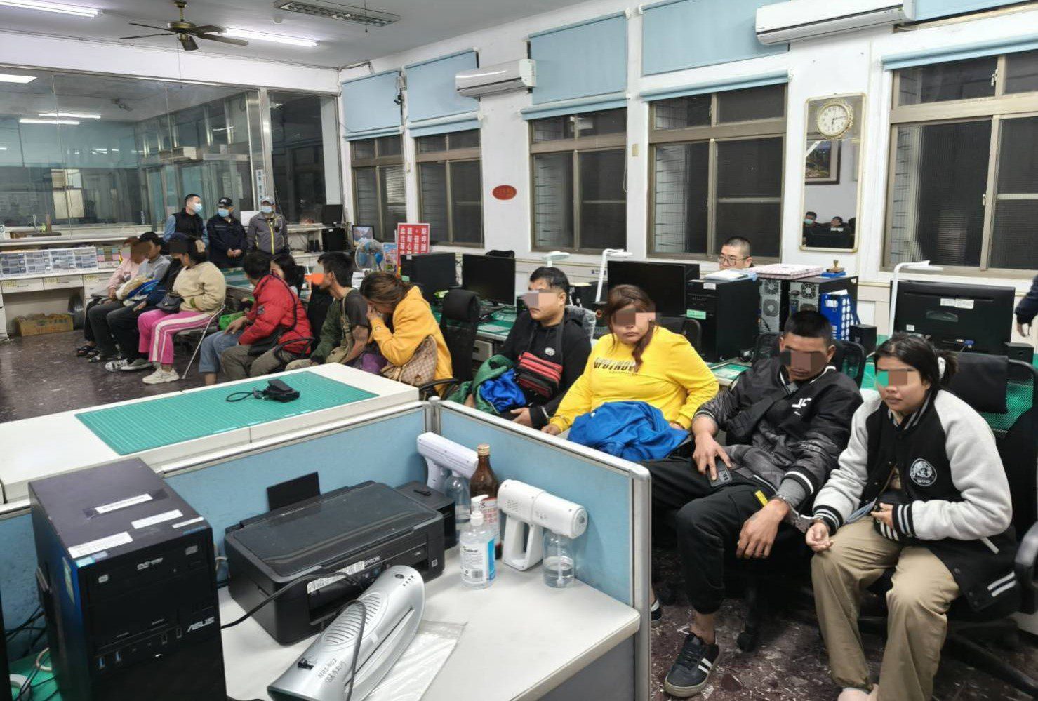 南投信義大規模清山  查獲22名非法移工