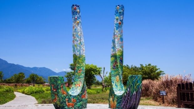 武陵外役監獄與鹿野鄉公所攜手合作    彩妝共繪原鄉東方之珠「犄角公園」