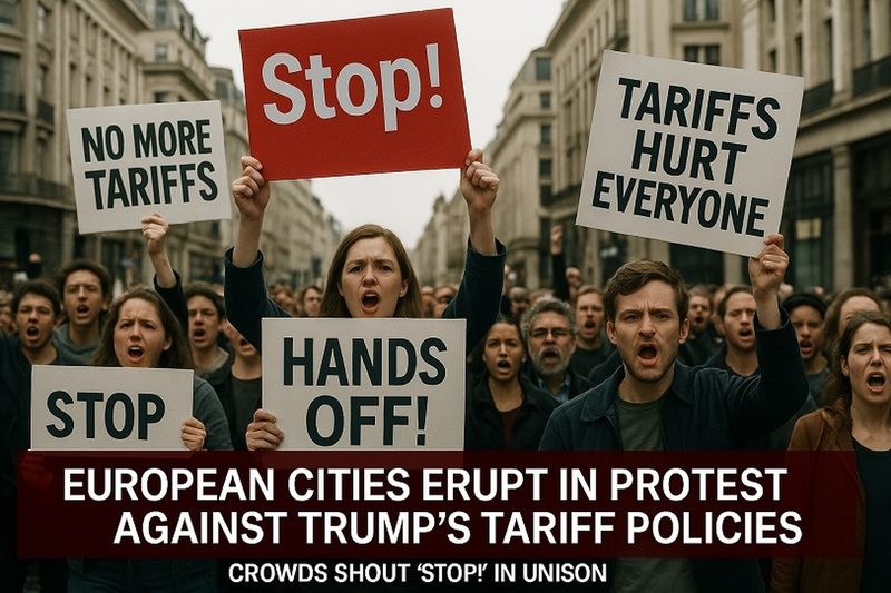 歐洲多城爆發反川普抗議 群眾齊喊「住手!」 歐洲多城爆發反川普抗議 群眾齊喊「住手!」