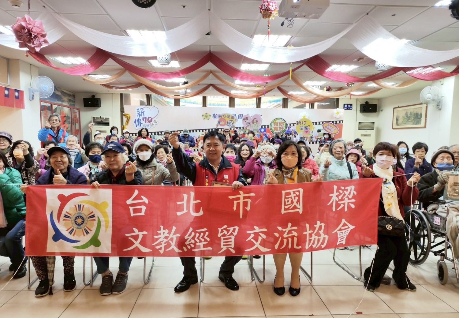 國樑文教經貿交流協會參訪新竹榮家　傳遞關懷溫情