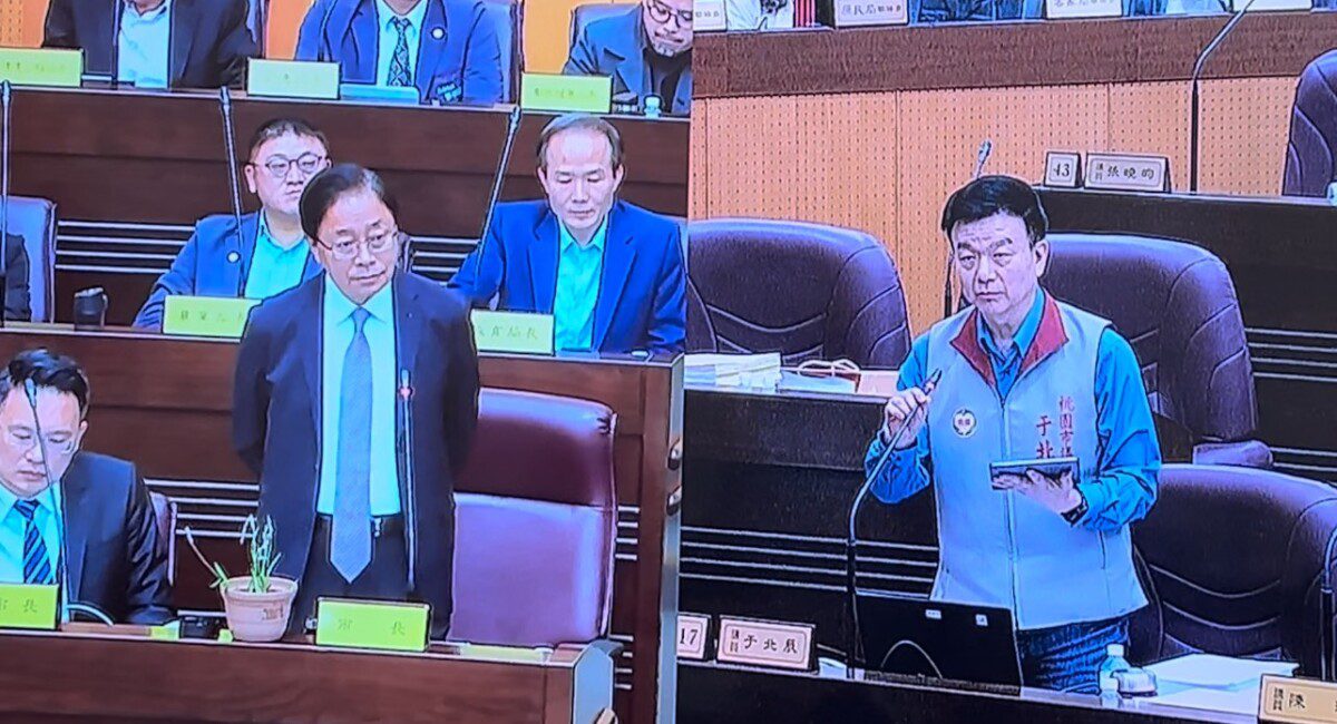 市議員于北辰對市長施政報告質詢對34%反制關稅