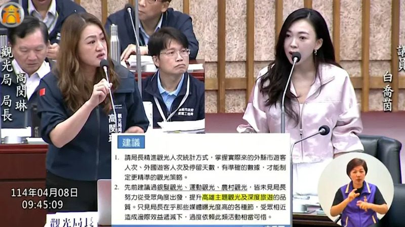 白喬茵質詢高閔琳怒拍桌,午餐秒開嗑爆高鈉拉麵!網友神解析:這根本是市政質詢套餐 白喬茵質詢高閔琳怒拍桌,午餐秒開嗑爆高鈉拉麵!網友神解析:這根本是市政質詢套餐