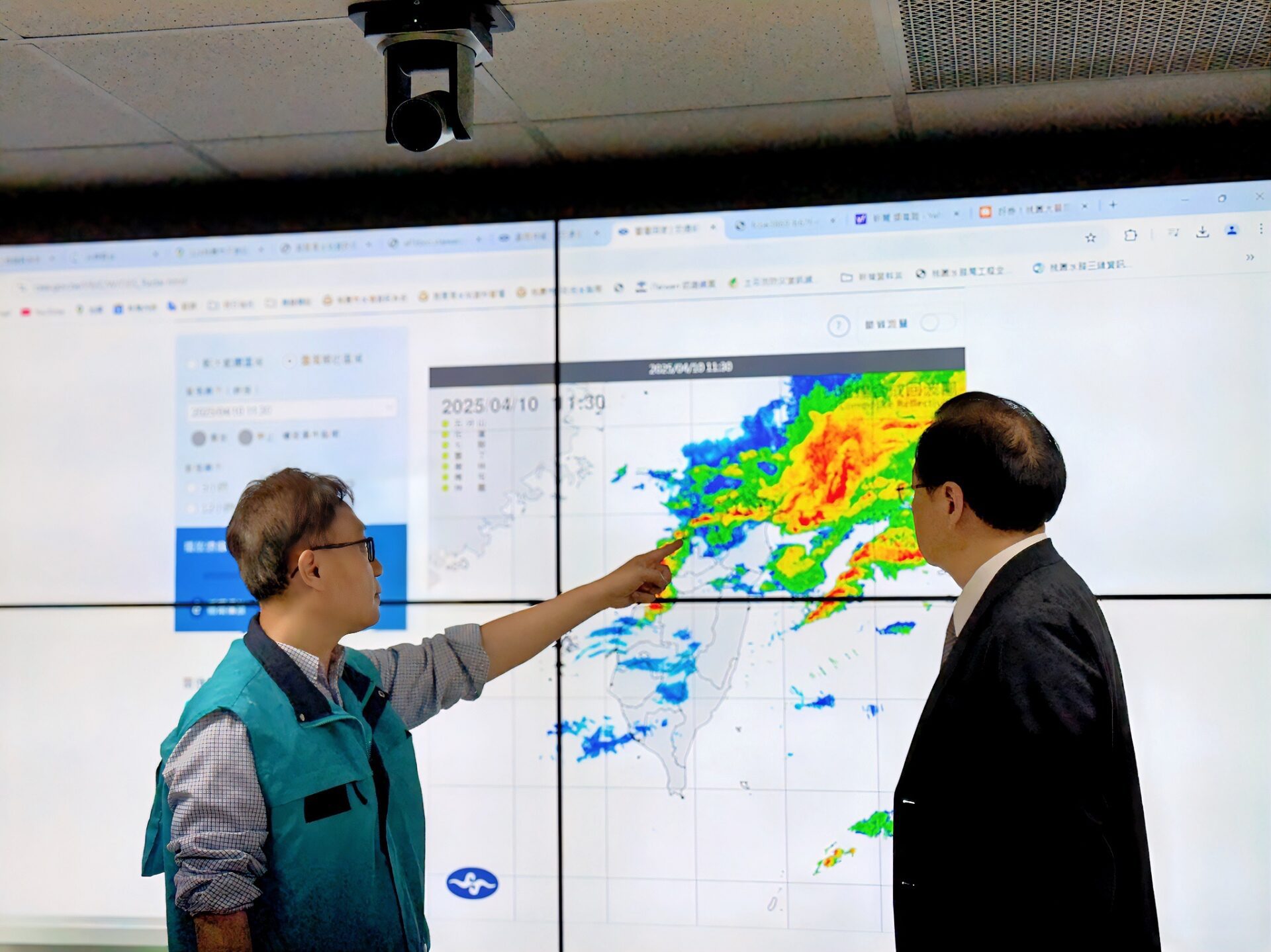 暴雨來襲釀水災 桃園水務局成立災害應變中心