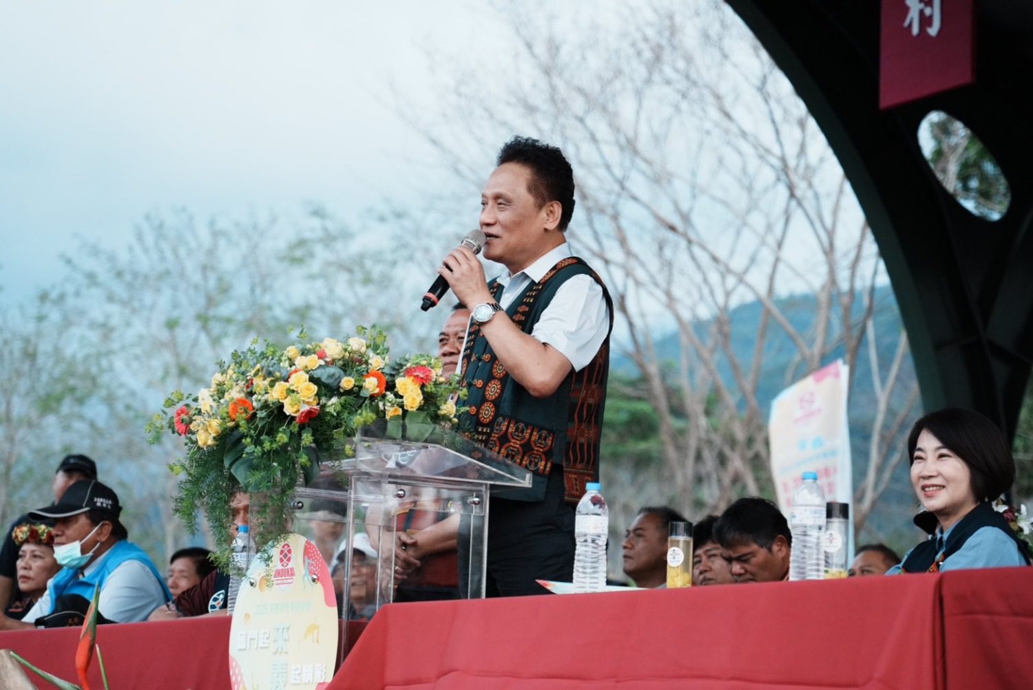 原民會主委曾智勇出席「屏東縣來義鄉114年鄉運」開幕典禮