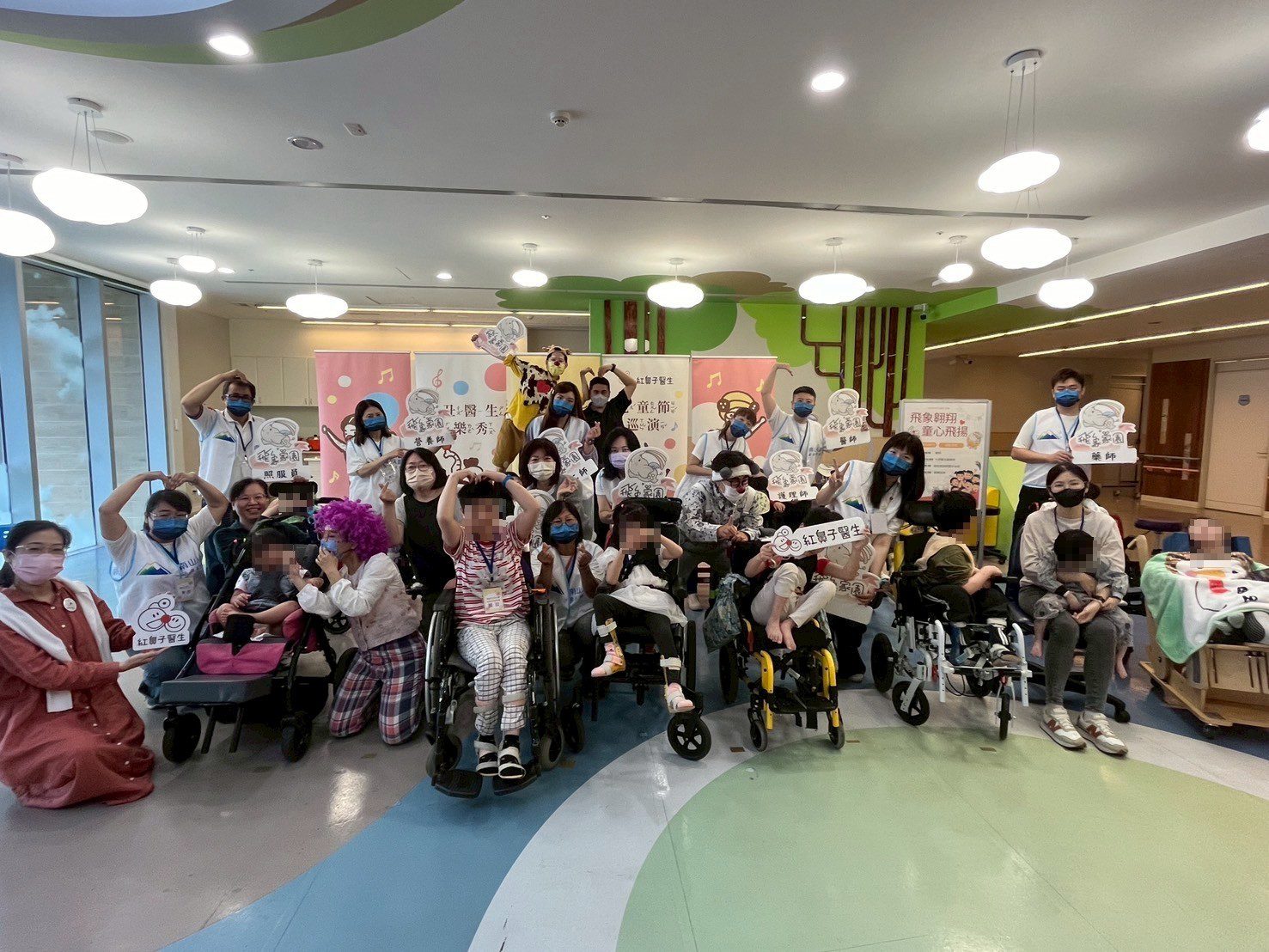民生醫院舉辦「飛象翱翔 童心飛揚」兒童節傳愛活動